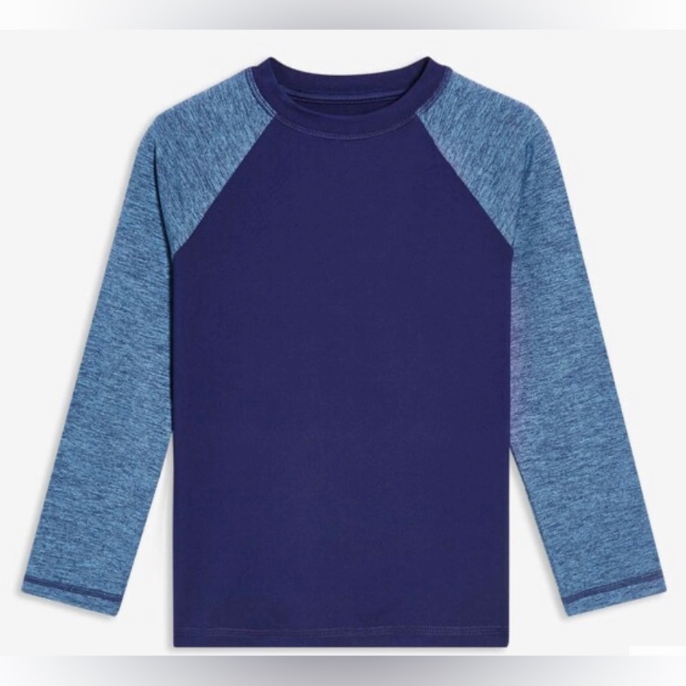 Joe Fresh Kid Boys Active Long Sleeve baseball T-Shirt - Blue